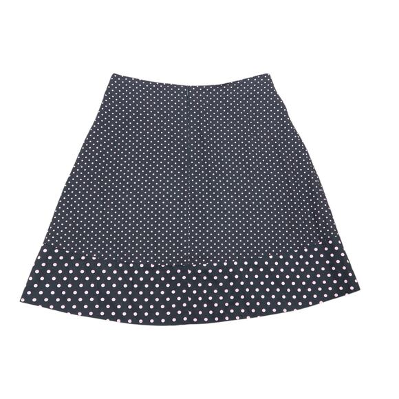 Vintage Y2K No Boundaries dark brown and pink polka dot mini skirt 9 - Picture 3 of 4